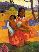 Paul Gauguin When Will You Marry oil on canvas